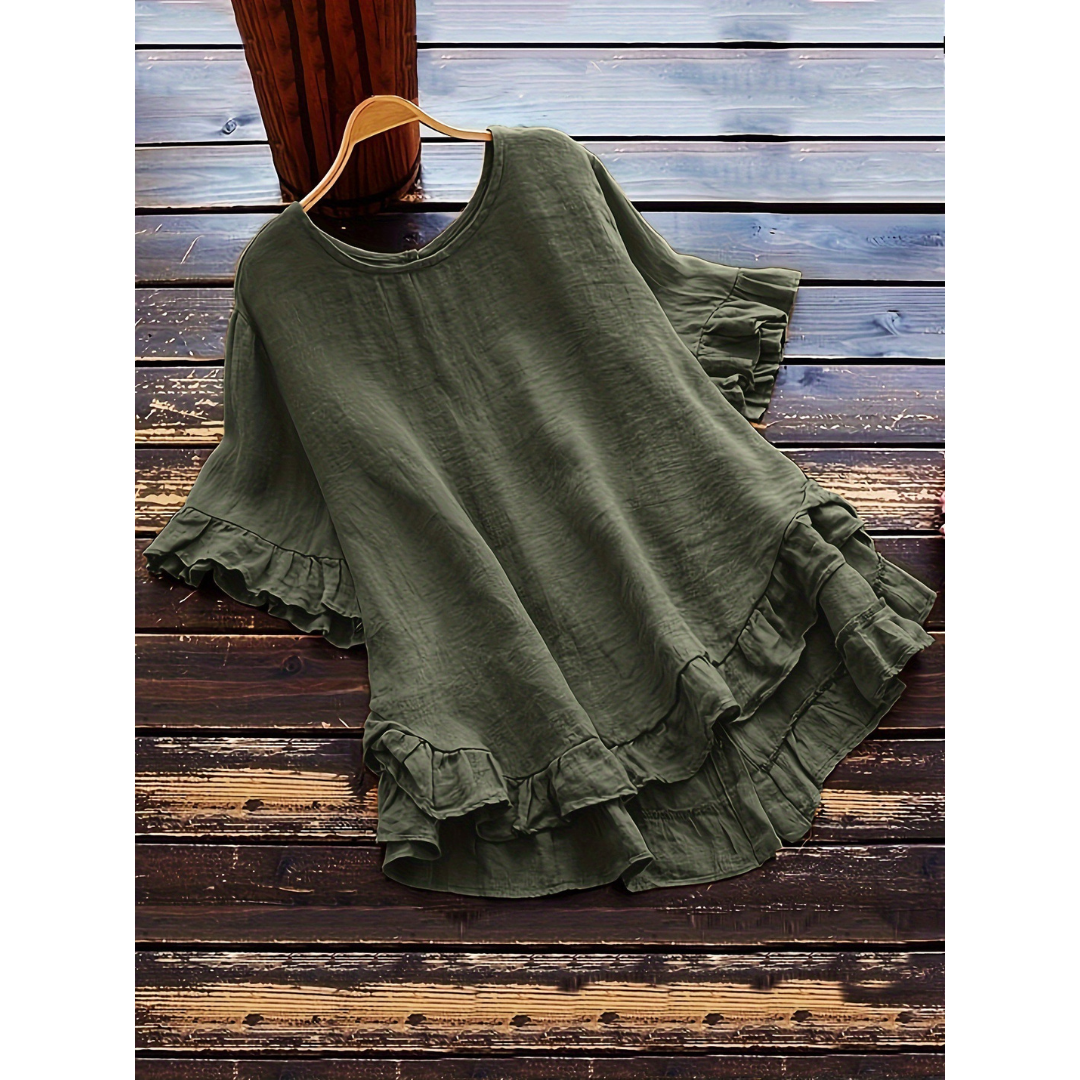 Primrose -  Ruffle Summer Blouse