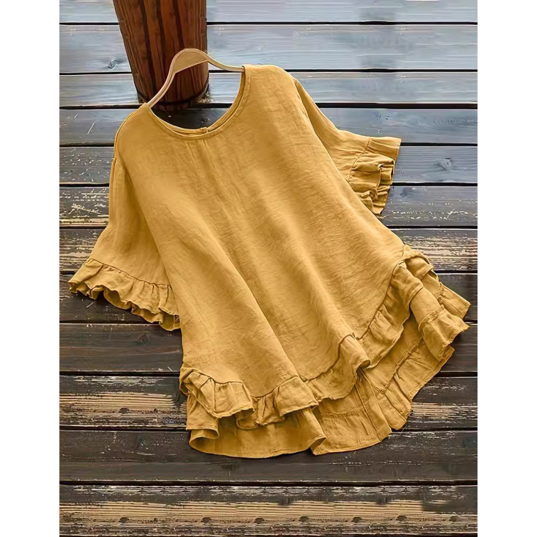 Primrose -  Ruffle Summer Blouse