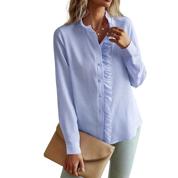 Elspeth – Effortless Button Front Blouse