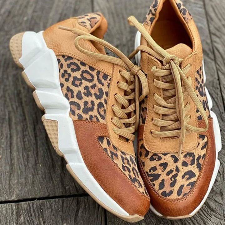 Penelope | Comfortable Leopard Sneakers