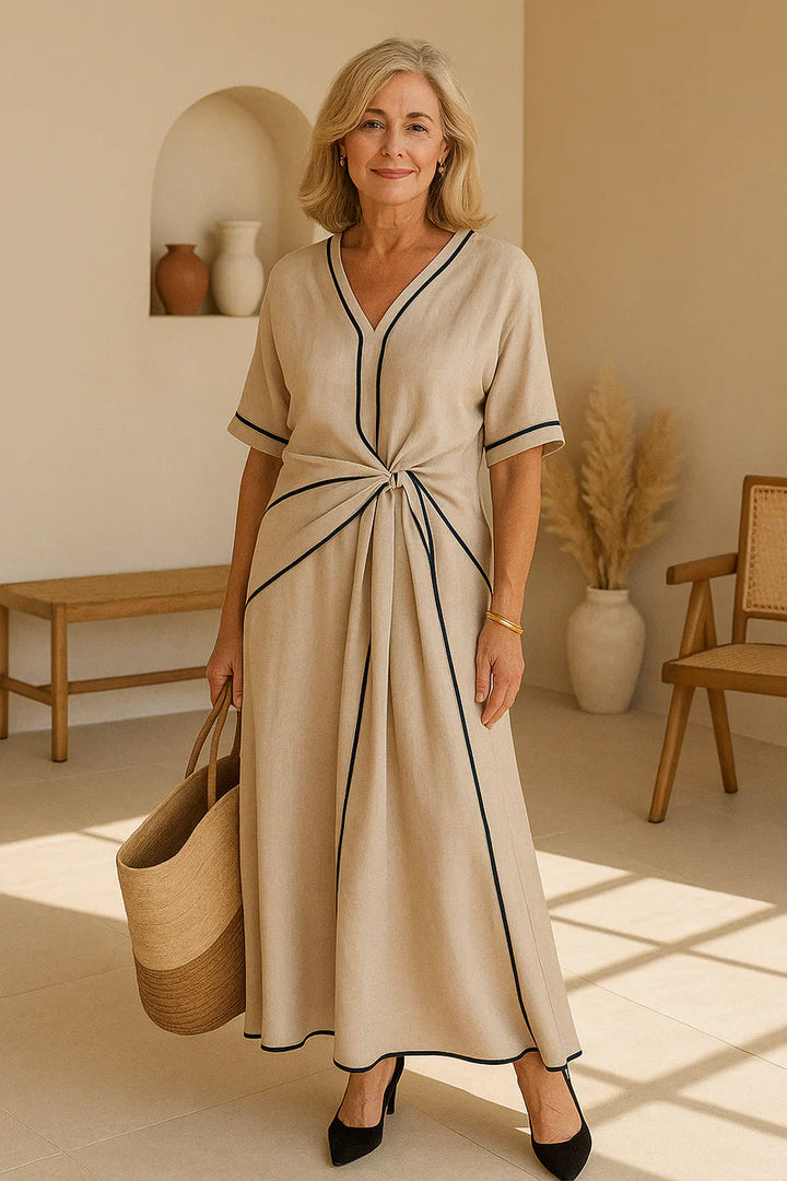 The Beatrice | Elegant Button-Front Dress