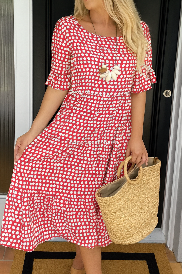 The Iris Elegant Midi Dress