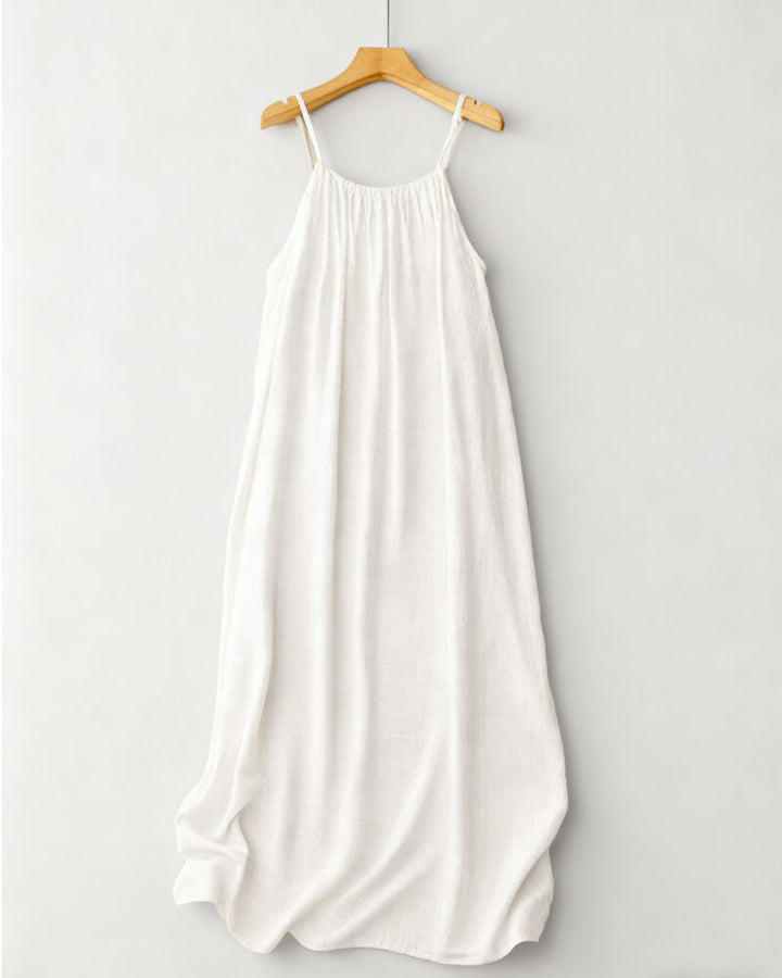 Women's Solid Color Backless Cami Dress