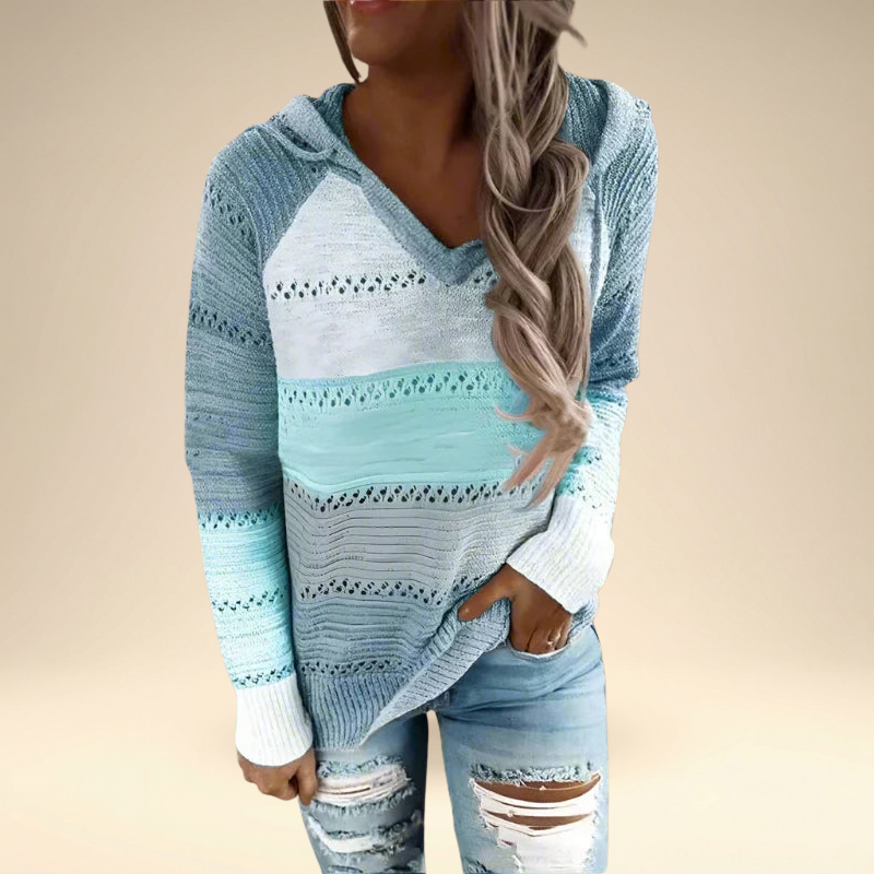 AICHE | Patchwork Knit Cardigan