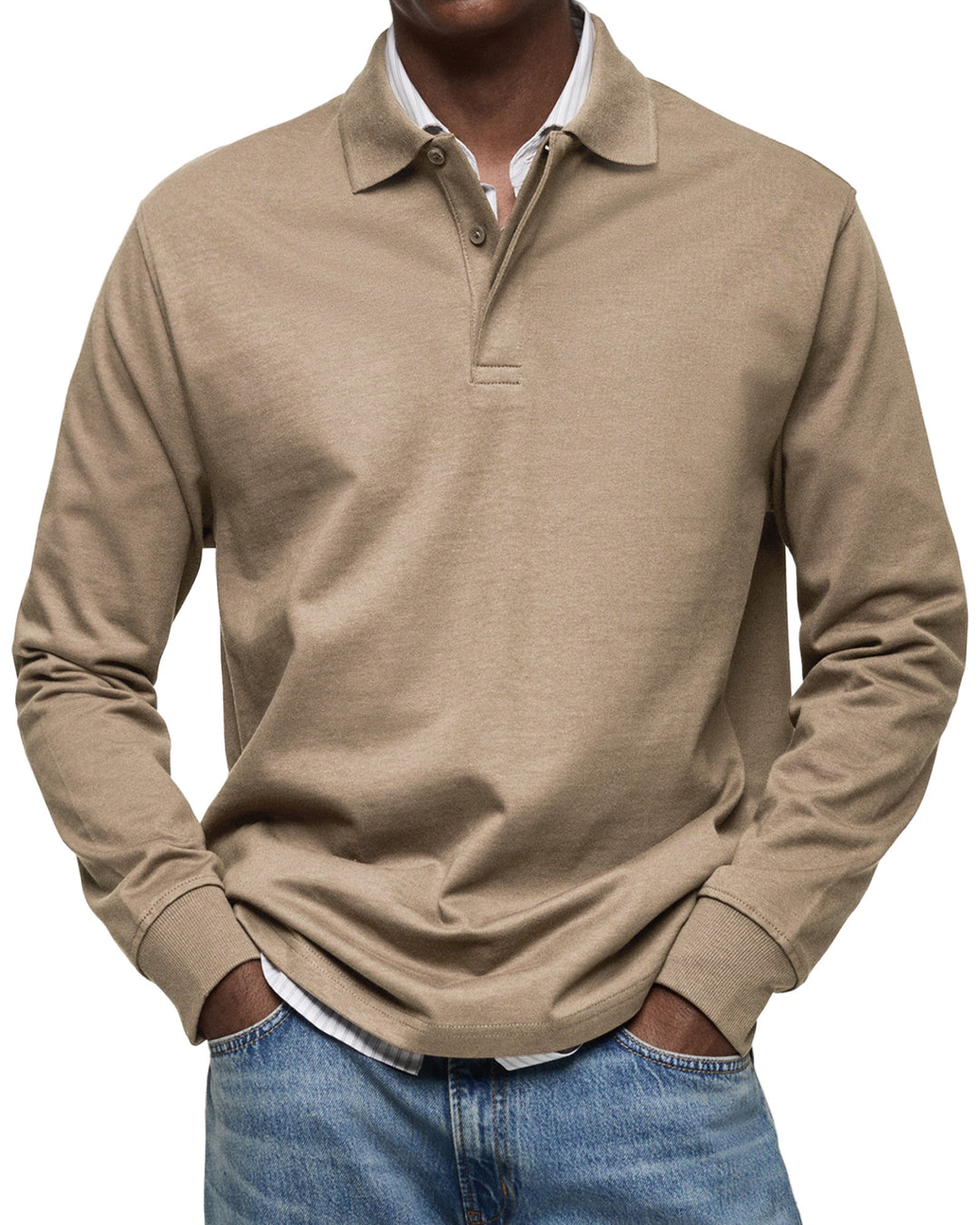Classic Long Sleeve Polo Shirt