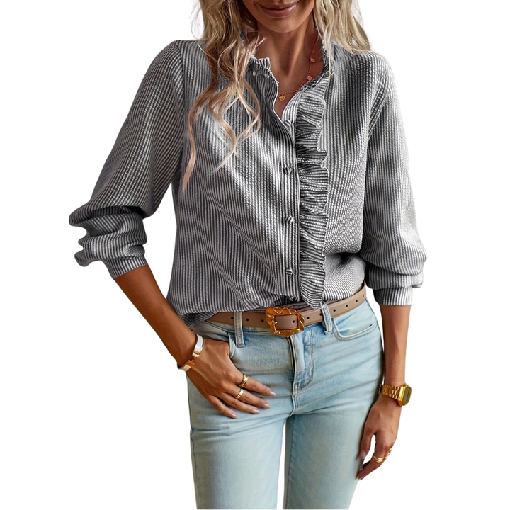 Elspeth – Effortless Button Front Blouse