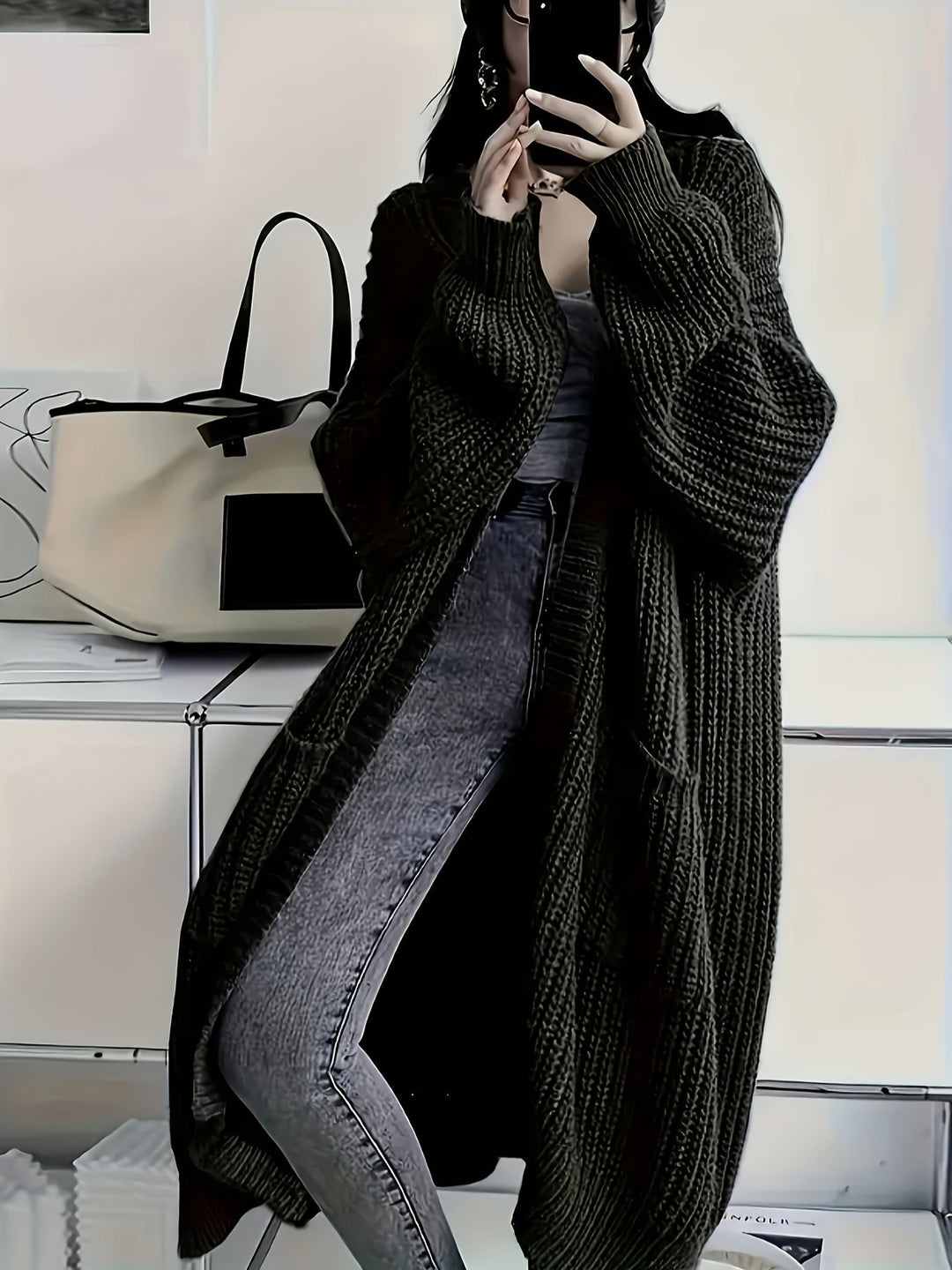 Leda | Cozy Confidence Longline Cardigan