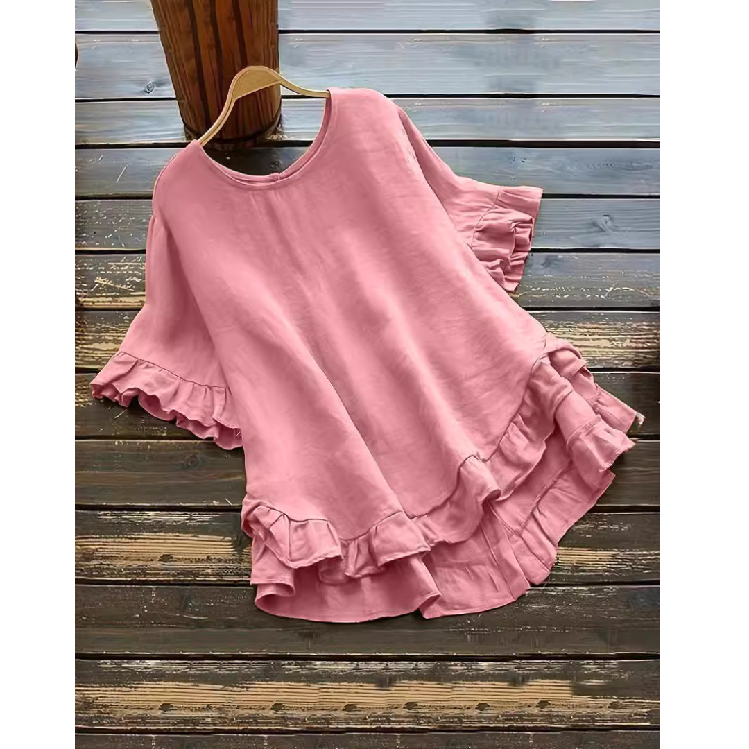 Primrose -  Ruffle Summer Blouse