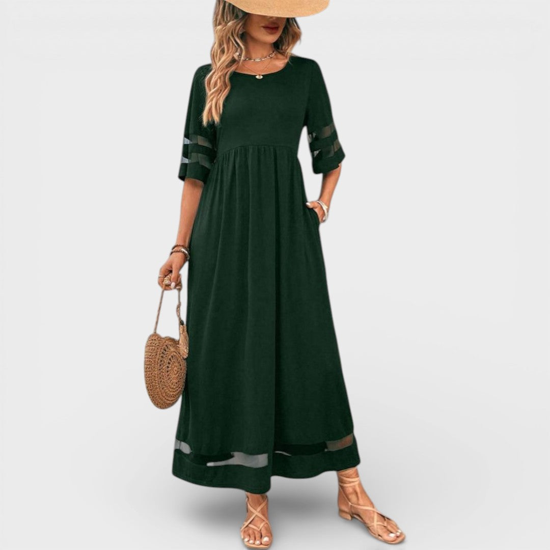 Aubrey – Flattering Tummy-Smoothing Midi Dress