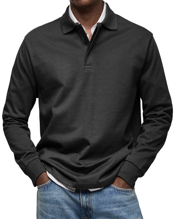 Classic Long Sleeve Polo Shirt