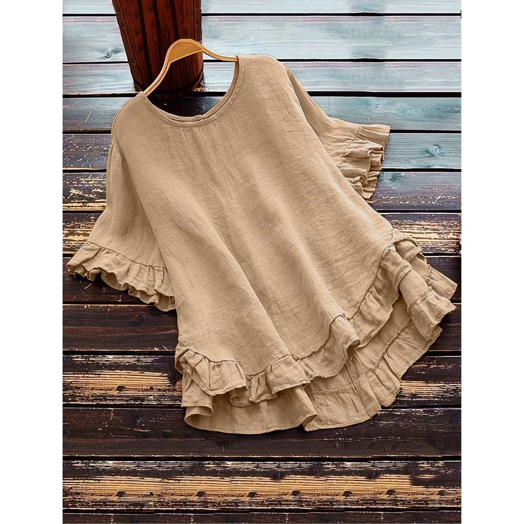 Primrose -  Ruffle Summer Blouse