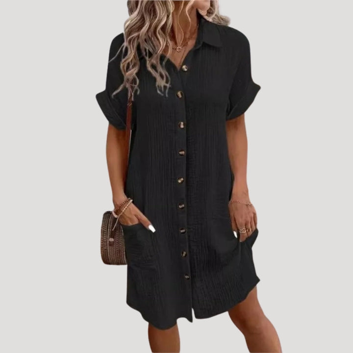 The Margot | Signature Button-Down Shirt Dress