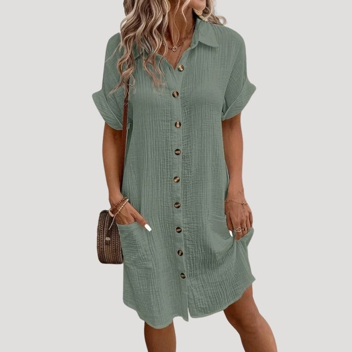 The Margot | Signature Button-Down Shirt Dress