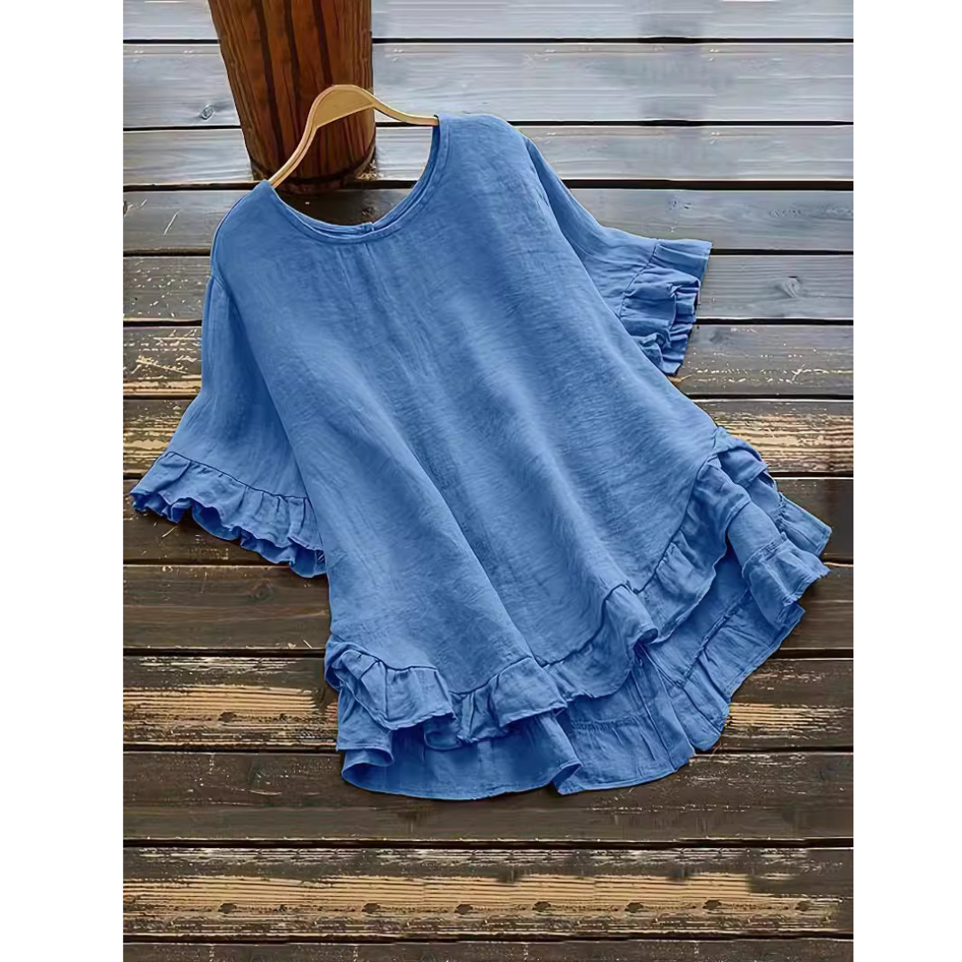 Primrose -  Ruffle Summer Blouse