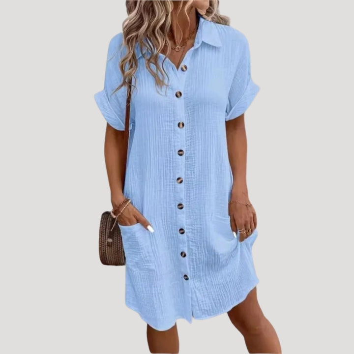The Margot | Signature Button-Down Shirt Dress