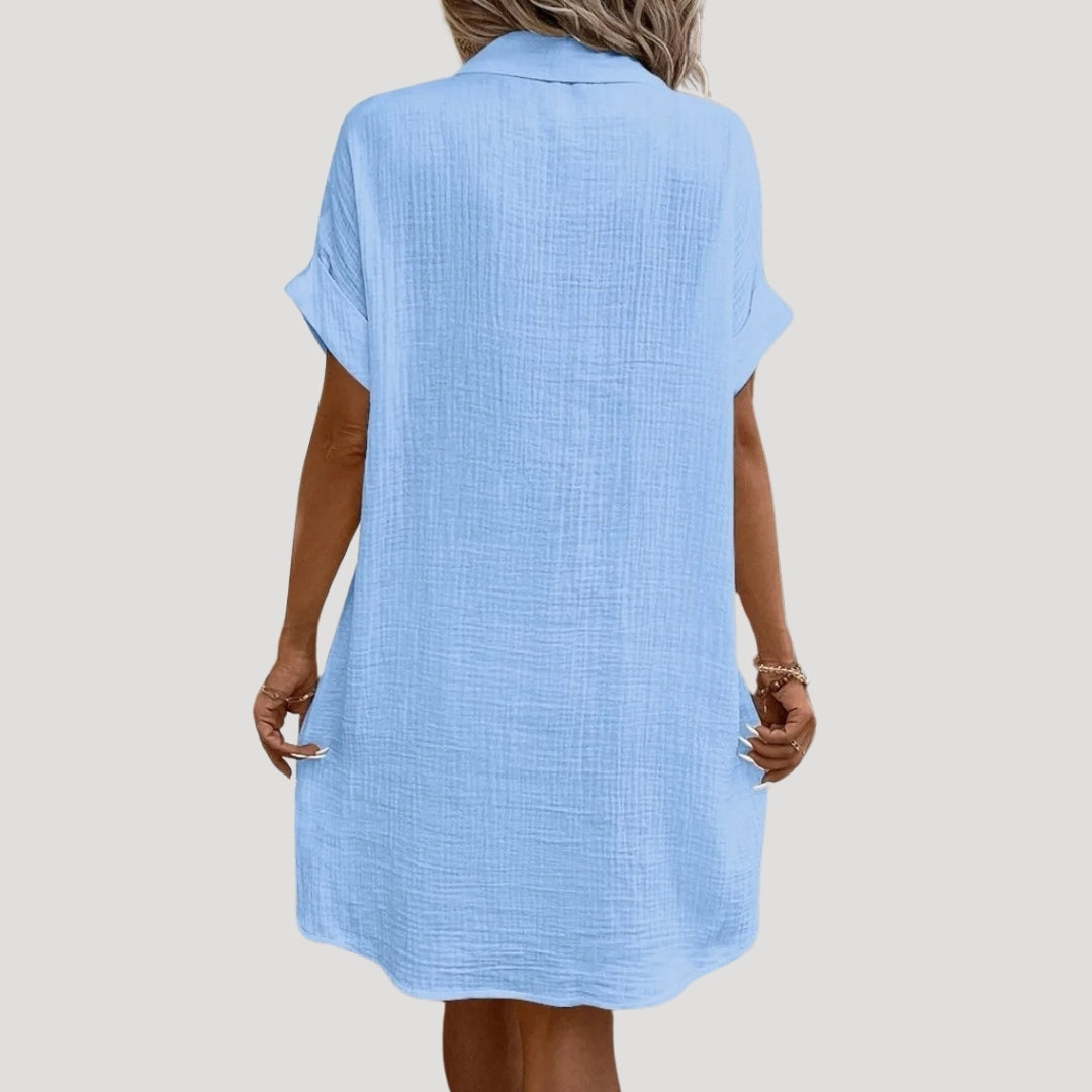 The Margot | Signature Button-Down Shirt Dress