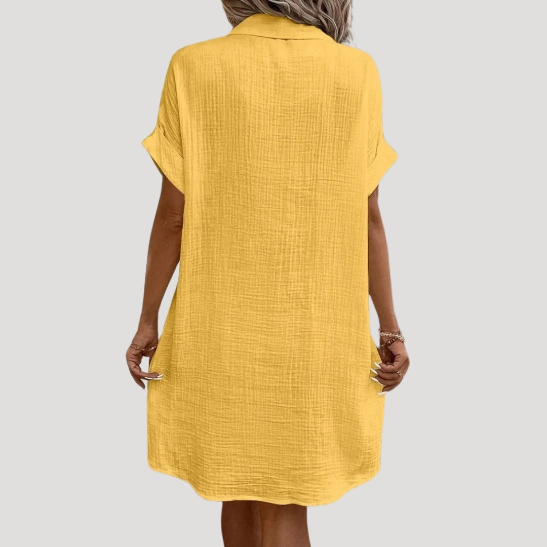 The Margot | Signature Button-Down Shirt Dress