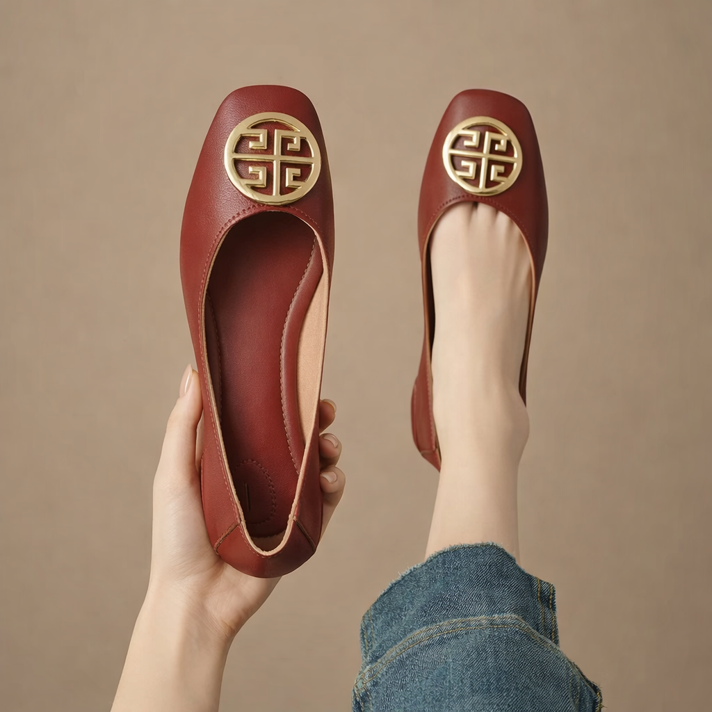 Dane | Orchard Leather Flats