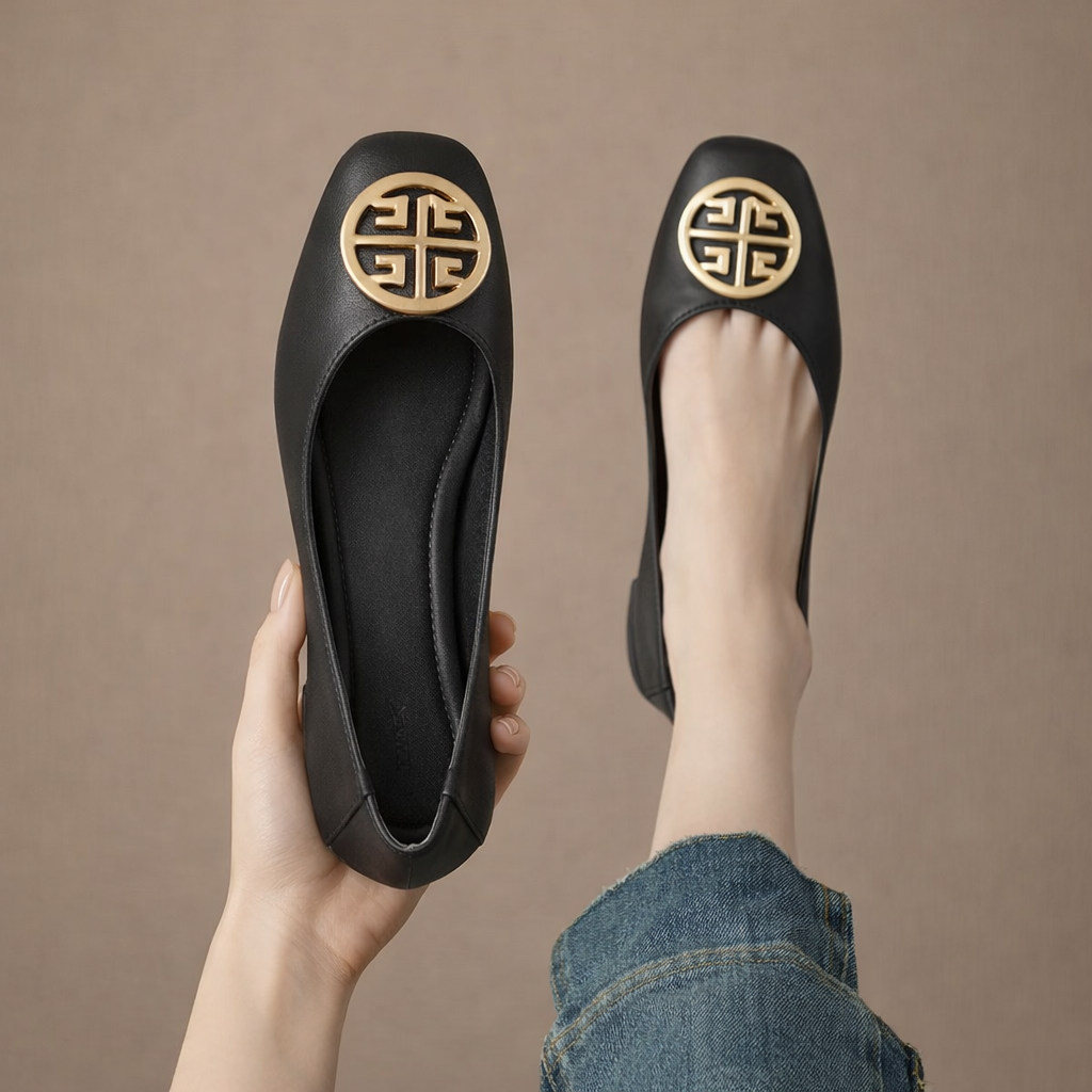 Dane | Orchard Leather Flats