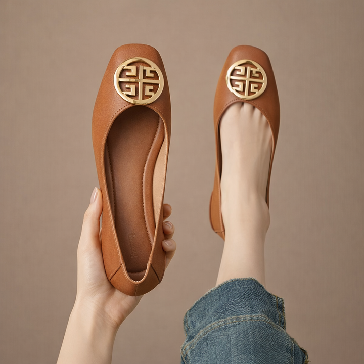 Dane | Orchard Leather Flats