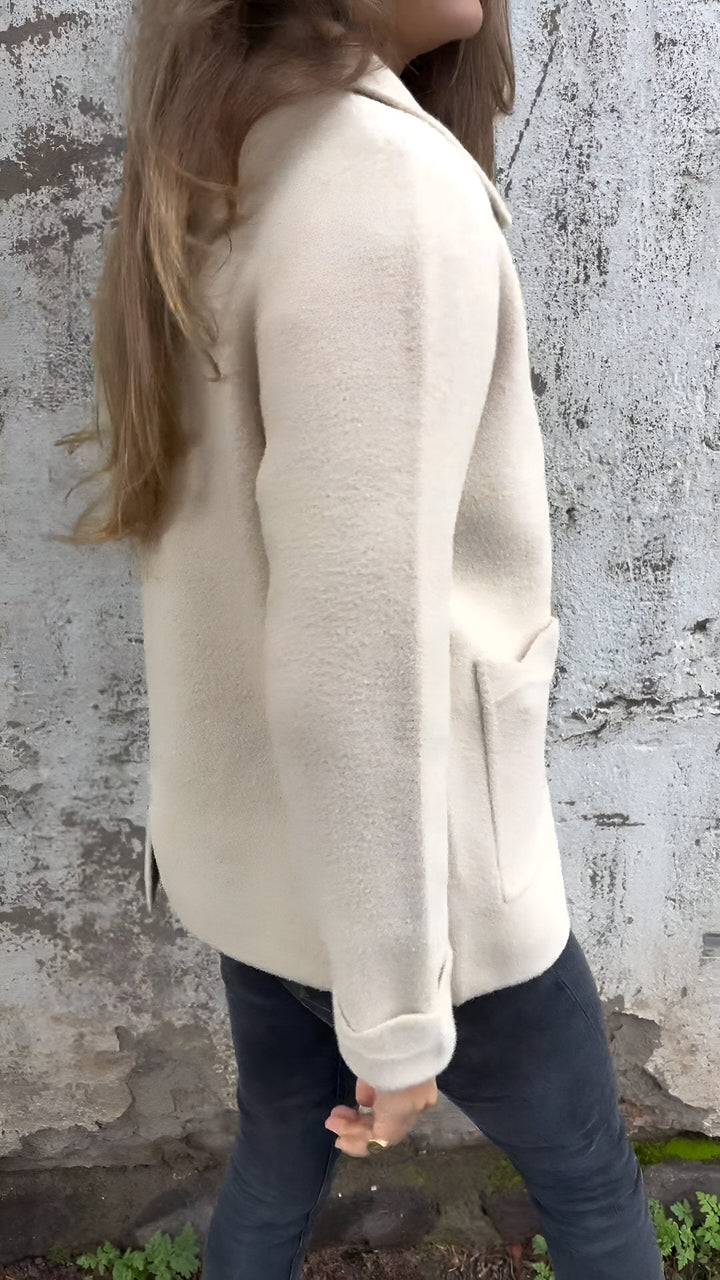 Fulvia | Stylish Lapel Zipper Jacket