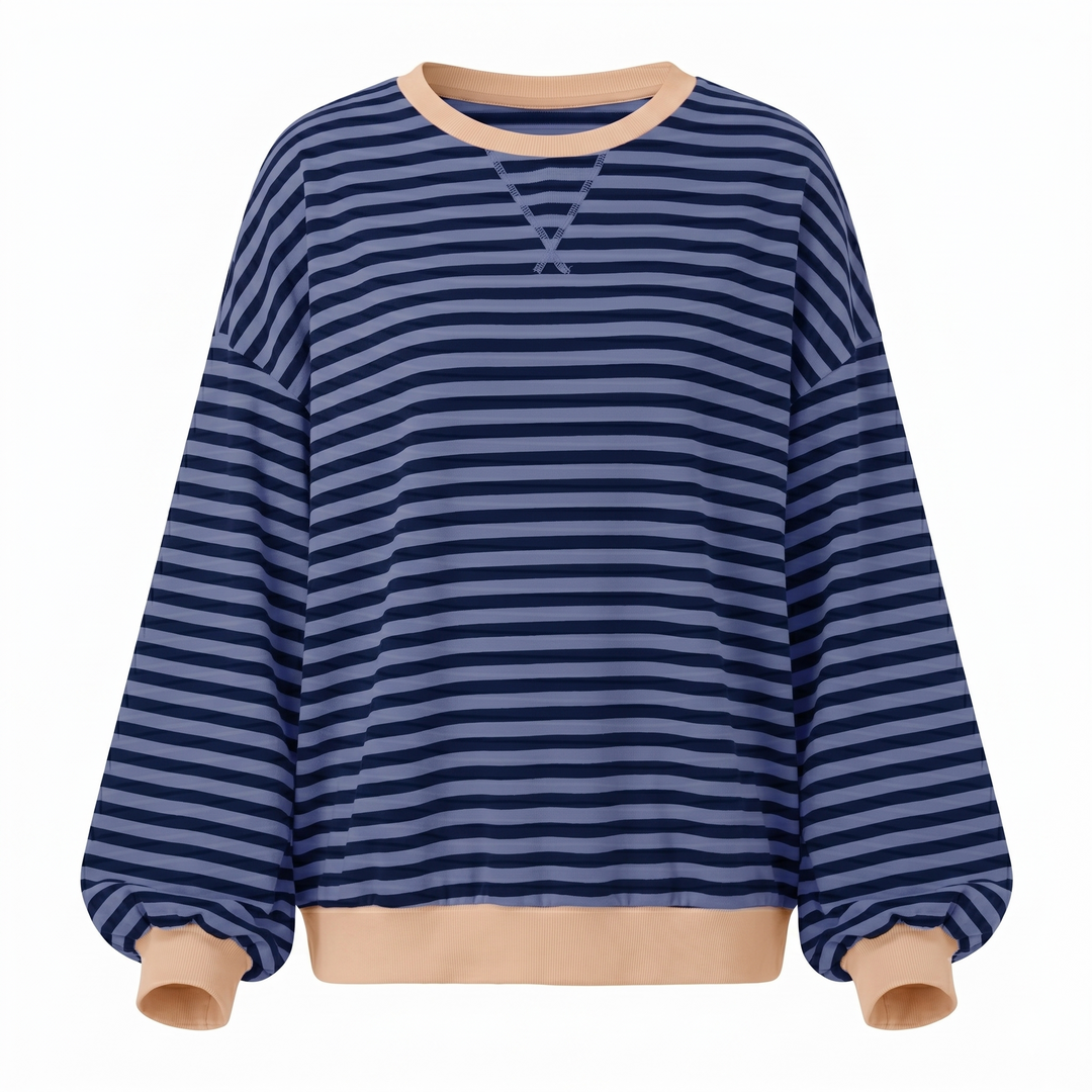 EMMA - Soft Striped Everyday Sleeve shirt