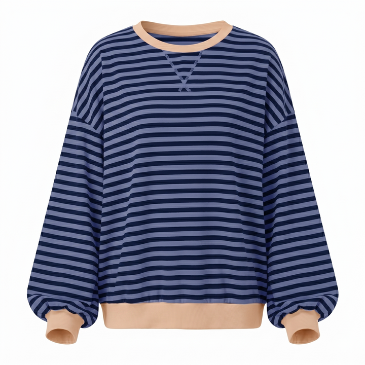 EMMA - Soft Striped Everyday Sleeve shirt