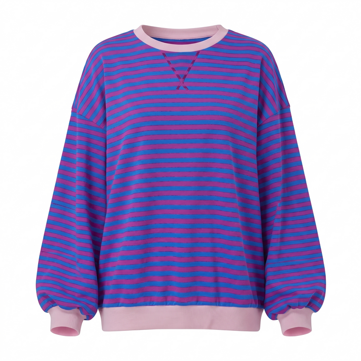 EMMA - Soft Striped Everyday Sleeve shirt