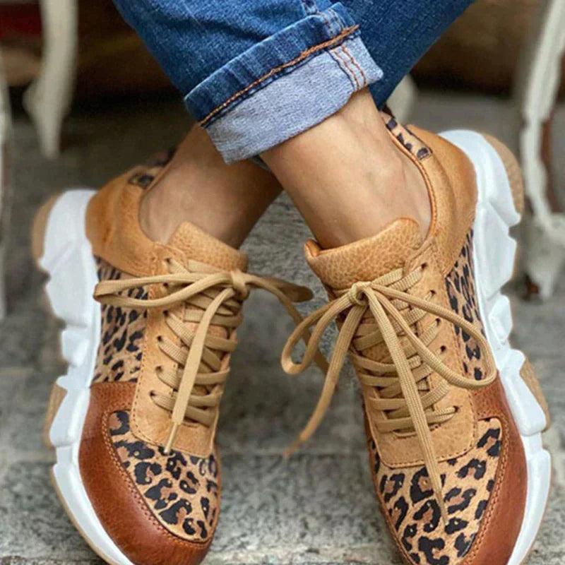 Penelope | Comfortable Leopard Sneakers