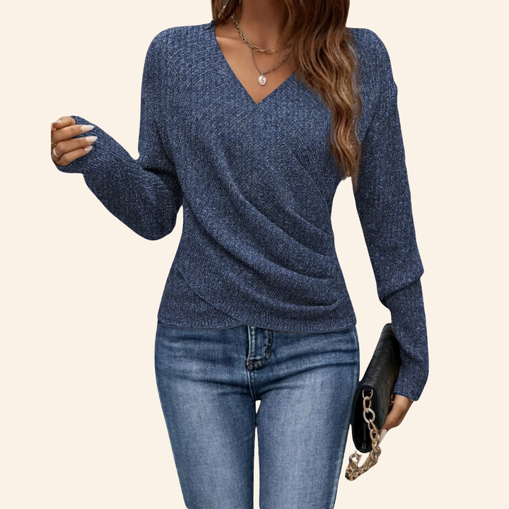 The "Isabella" Effortless Wrap Top