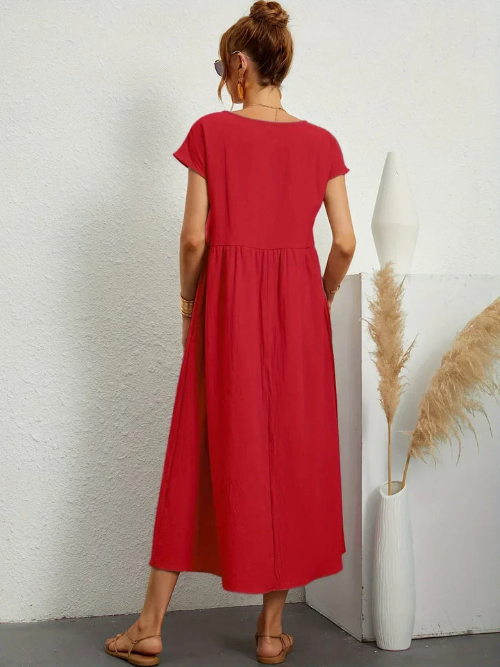 The Nadine | Luxury -Blend Shirt Dress