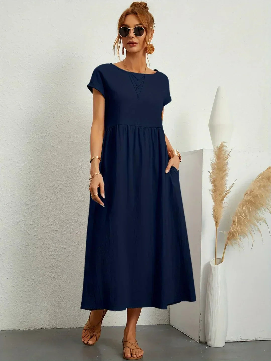 The Nadine | Luxury -Blend Shirt Dress