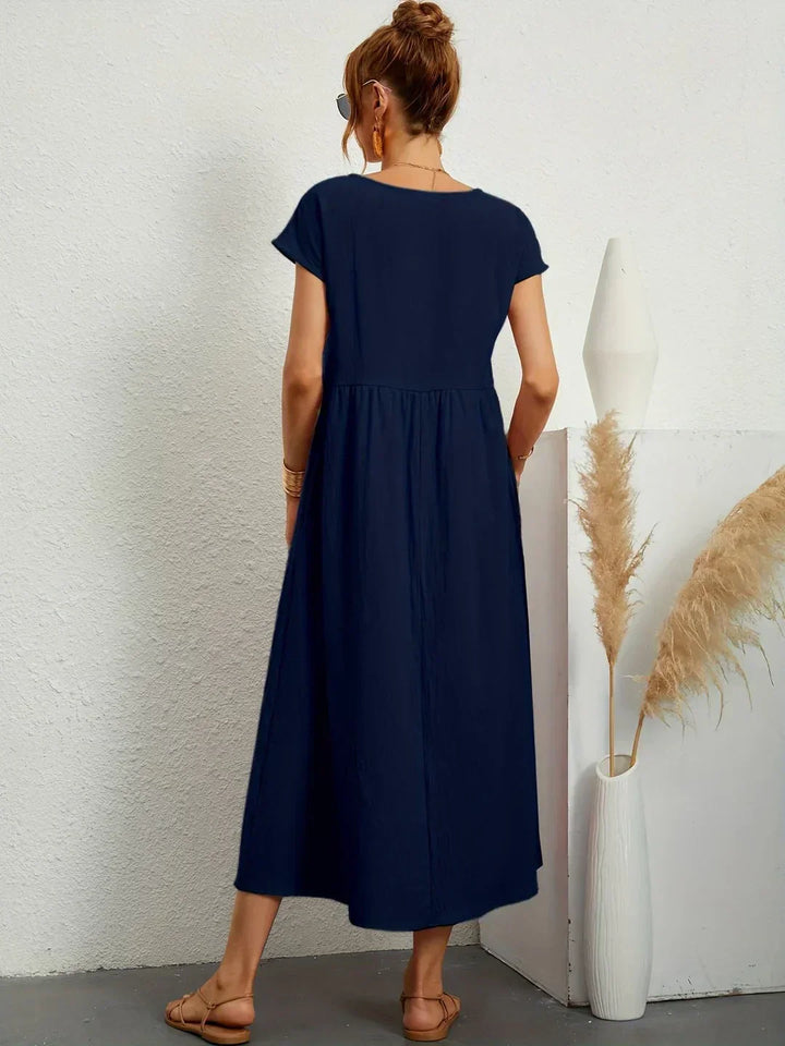 The Nadine | Luxury -Blend Shirt Dress