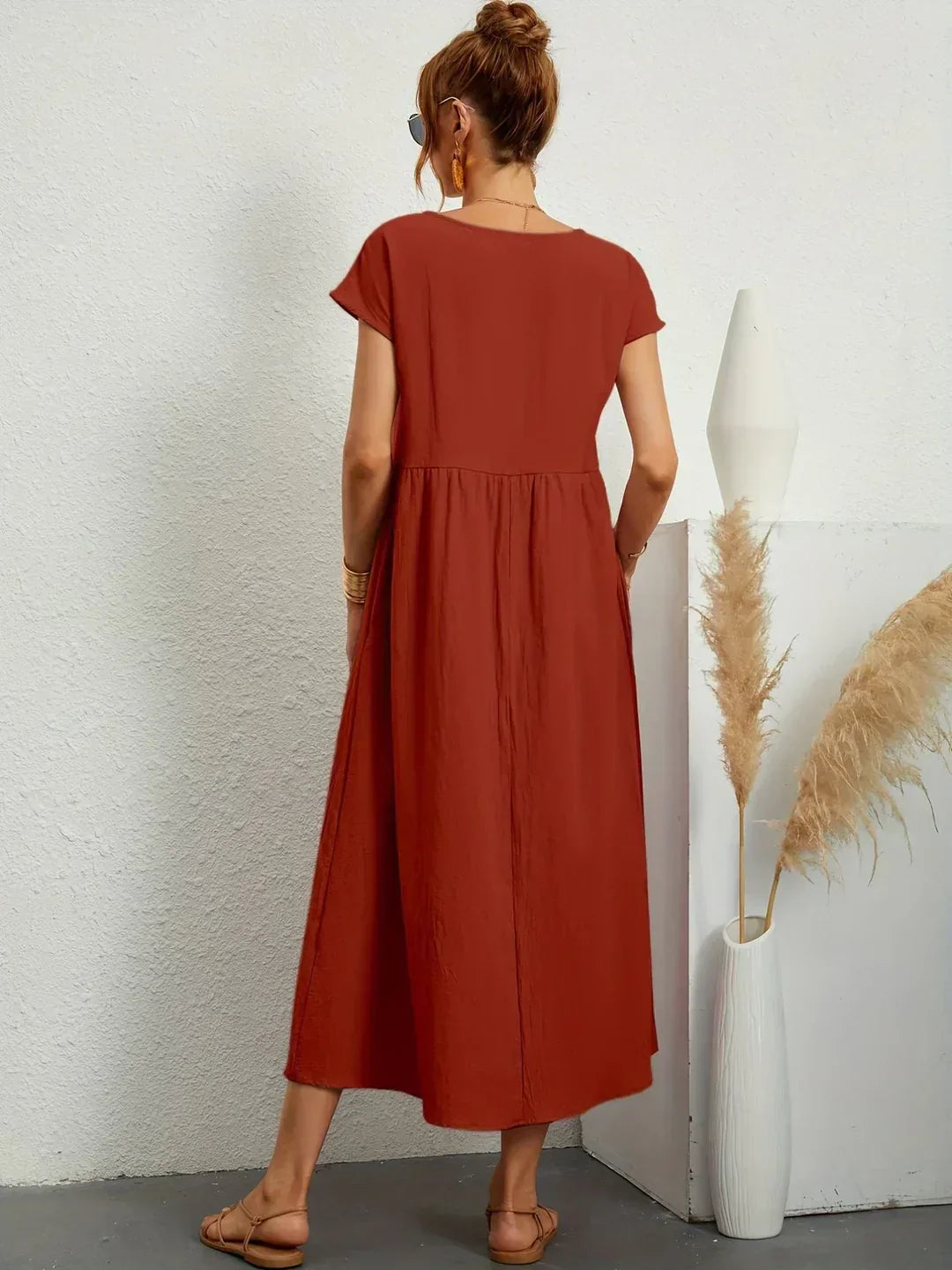 The Nadine | Luxury -Blend Shirt Dress