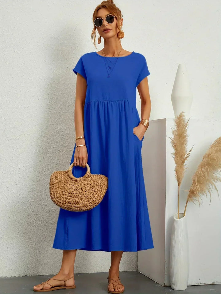The Nadine | Luxury -Blend Shirt Dress