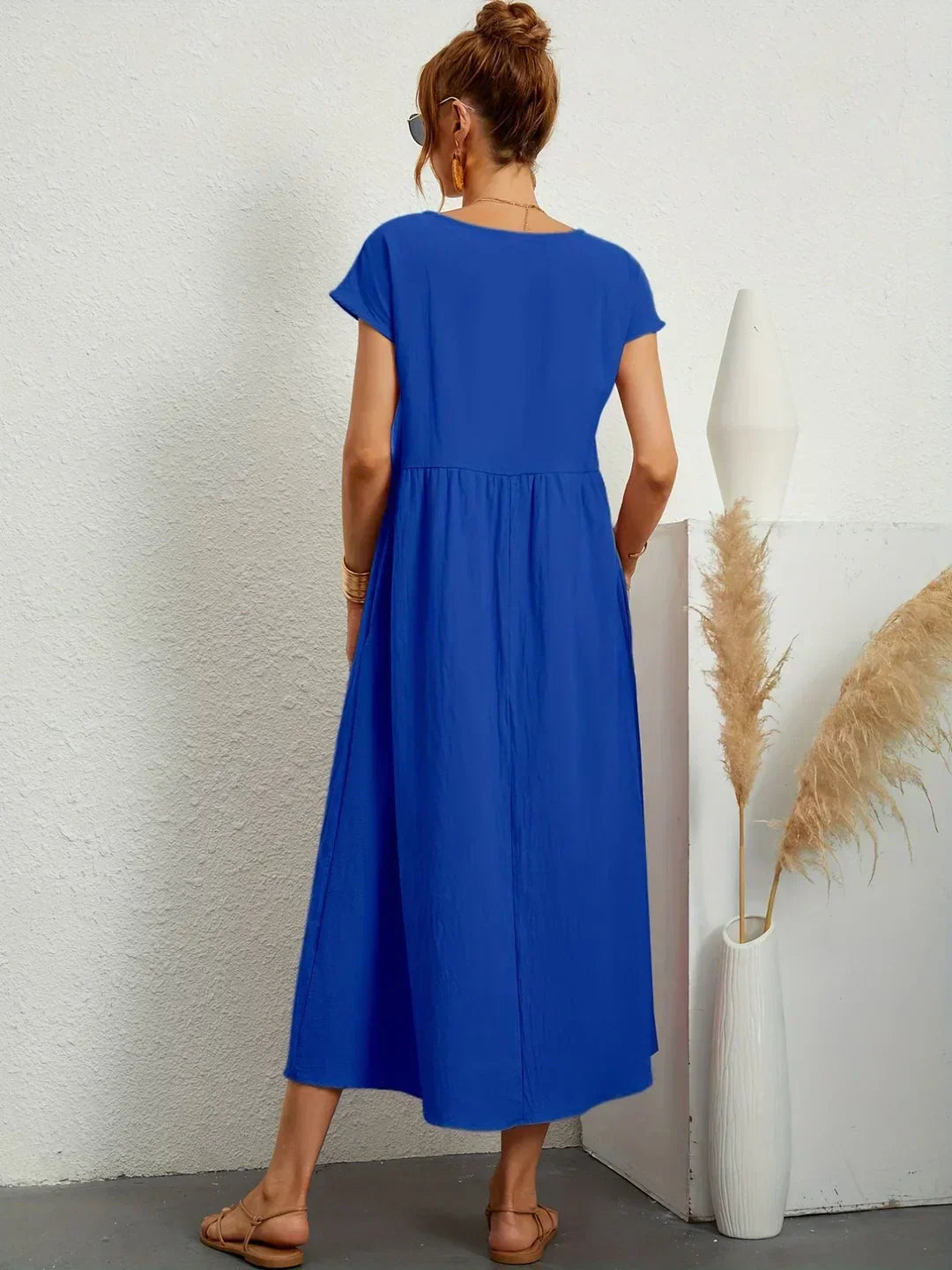 The Nadine | Luxury -Blend Shirt Dress