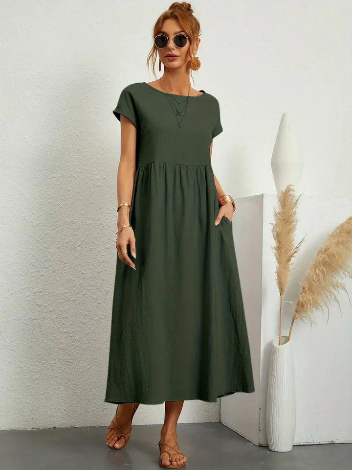 The Nadine | Luxury -Blend Shirt Dress