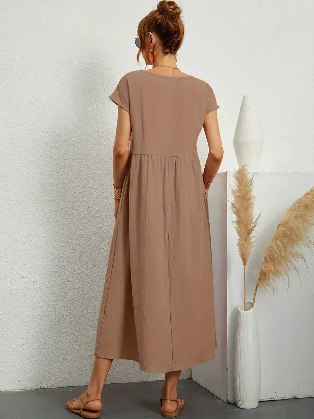 The Nadine | Luxury -Blend Shirt Dress