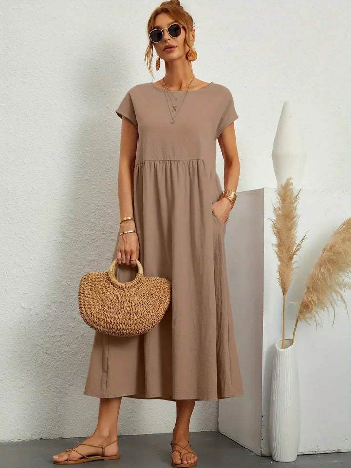 The Nadine | Luxury -Blend Shirt Dress