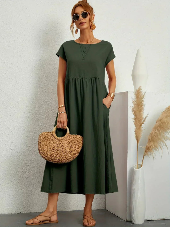 The Nadine | Luxury -Blend Shirt Dress