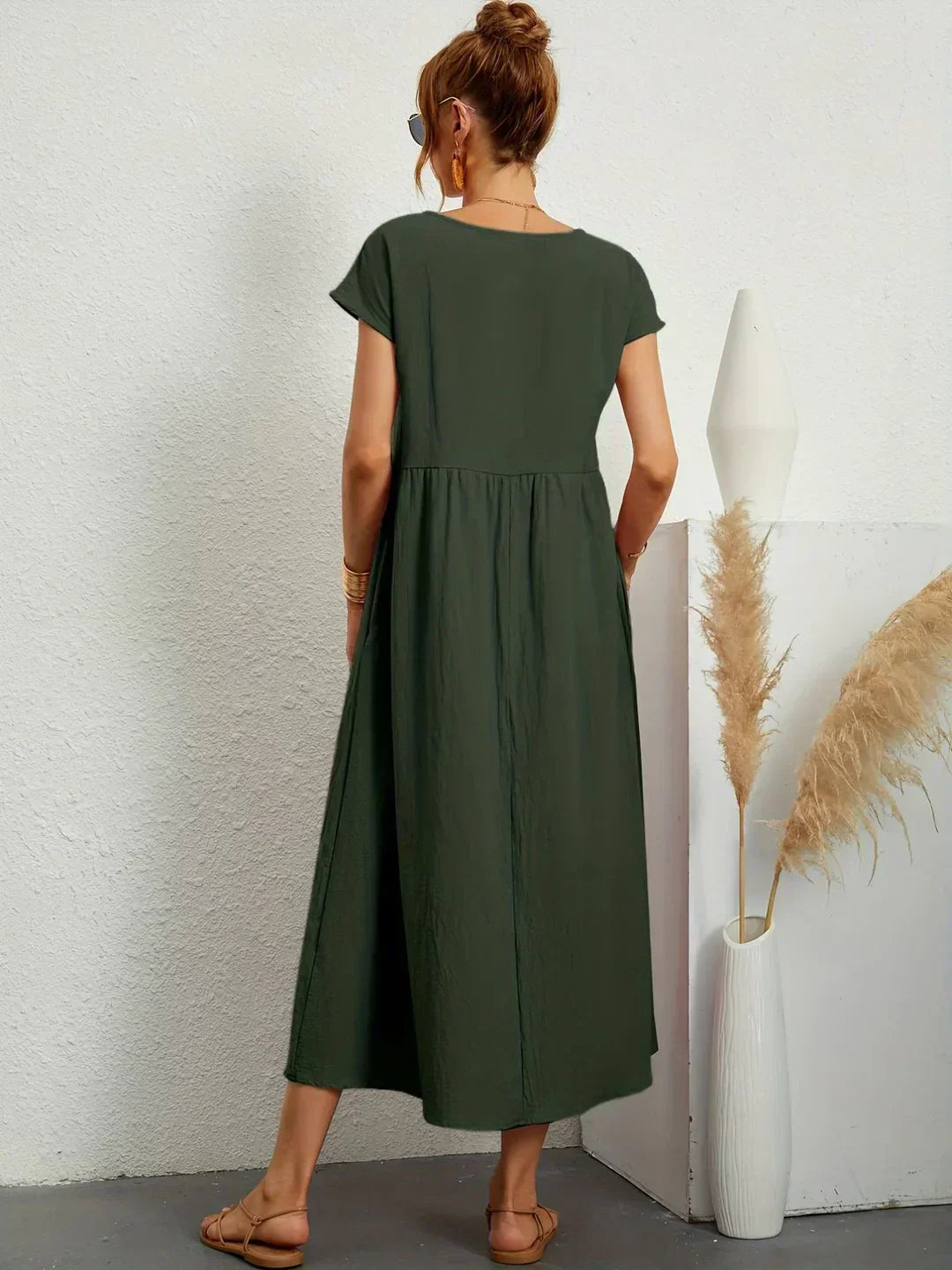 The Nadine | Luxury -Blend Shirt Dress