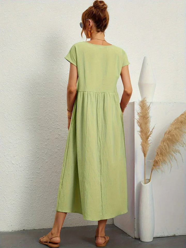 The Nadine | Luxury -Blend Shirt Dress