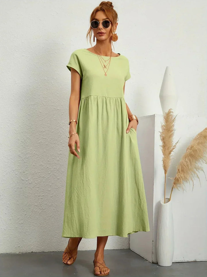 The Nadine | Luxury -Blend Shirt Dress