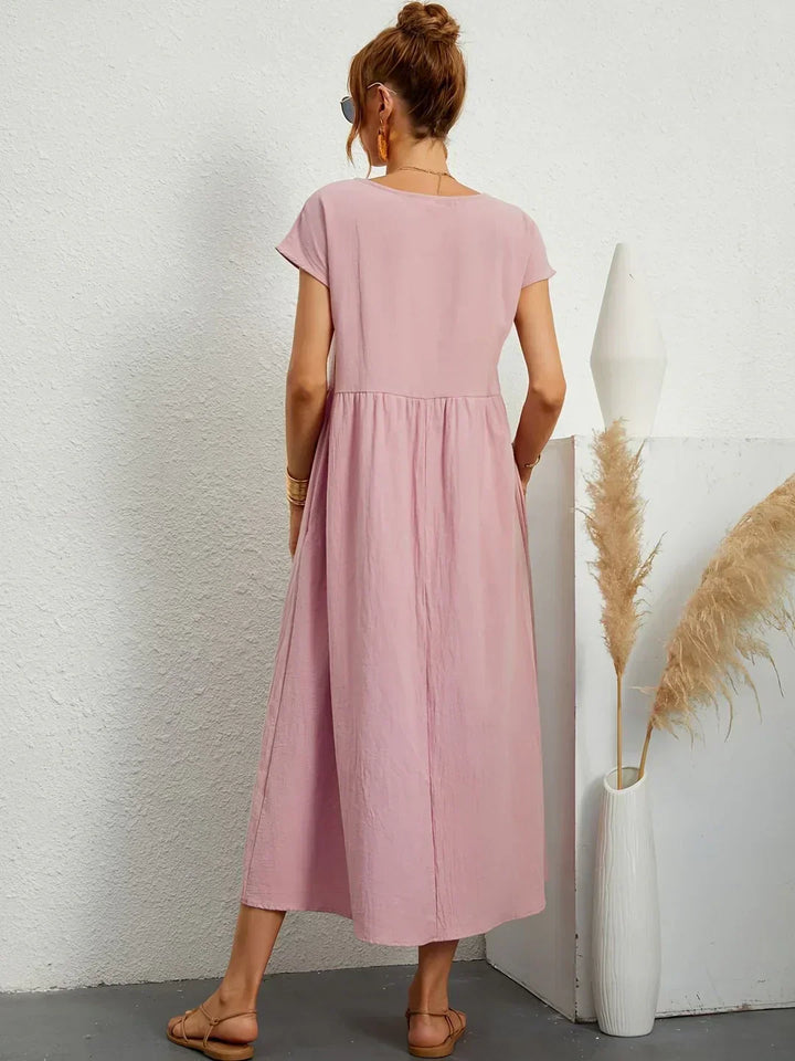 The Nadine | Luxury -Blend Shirt Dress
