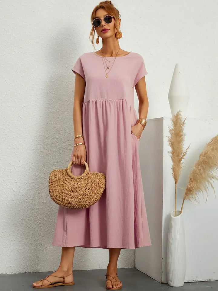 The Nadine | Luxury -Blend Shirt Dress