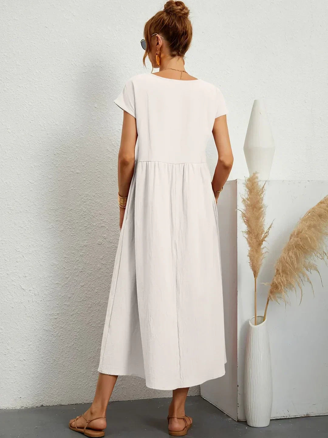 The Nadine | Luxury -Blend Shirt Dress