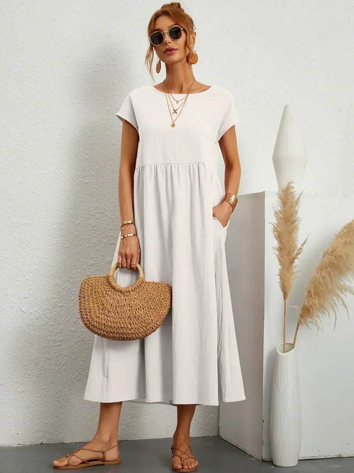 The Nadine | Luxury -Blend Shirt Dress