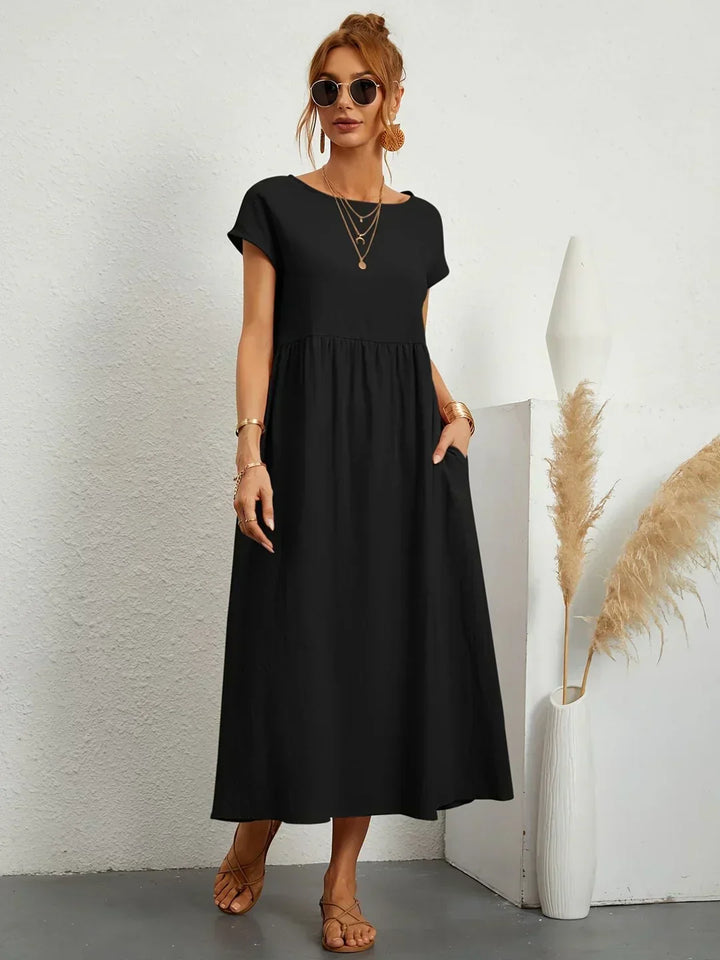 The Nadine | Luxury -Blend Shirt Dress
