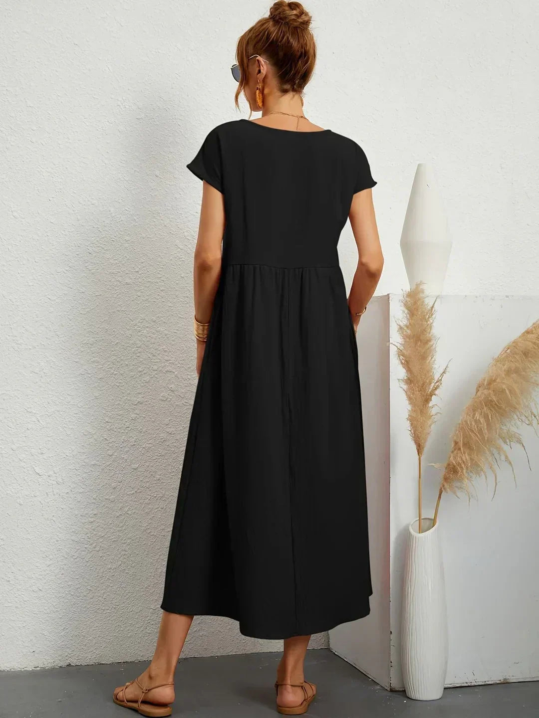 The Nadine | Luxury -Blend Shirt Dress