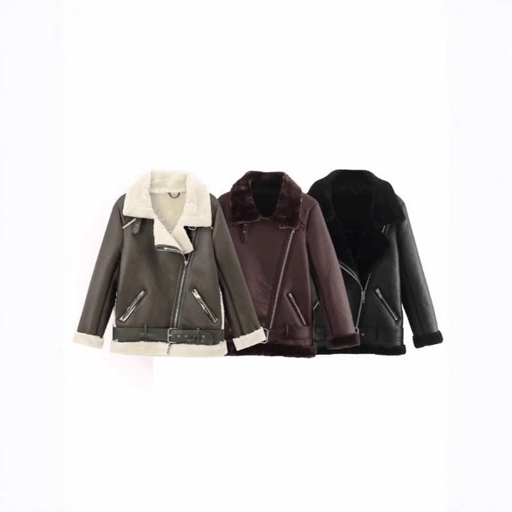Solenn | Elegant Biker Jacket